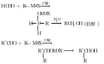 醇类的制备反应式2